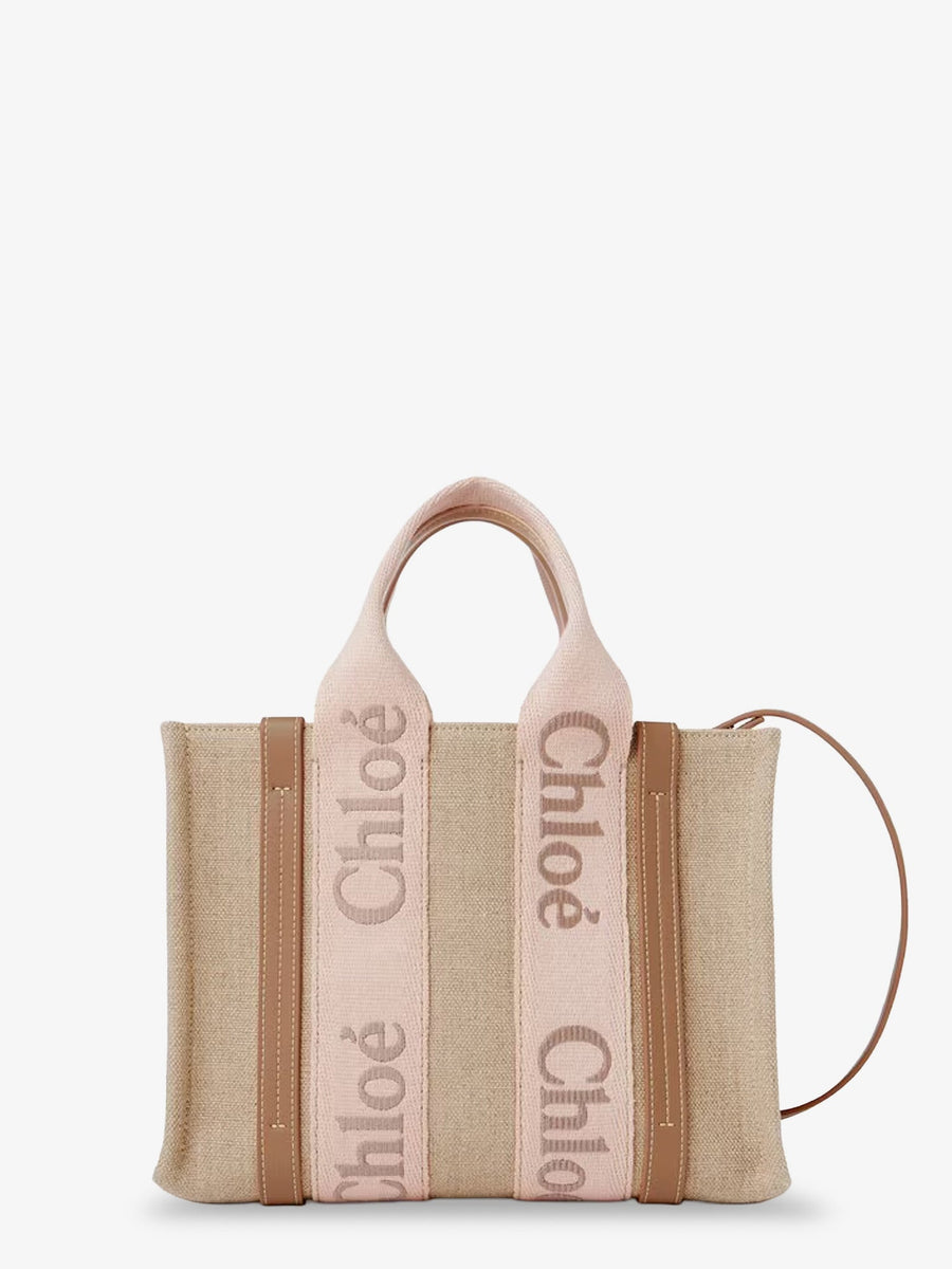 Crossbody Bag Woody Beige Linen/leather Shoulder