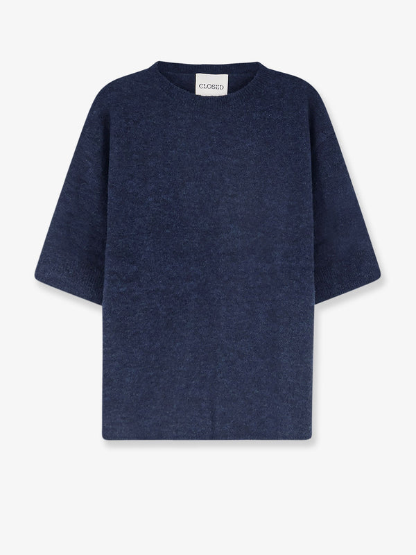 Sweater Wool And Alpaca Blend Blue