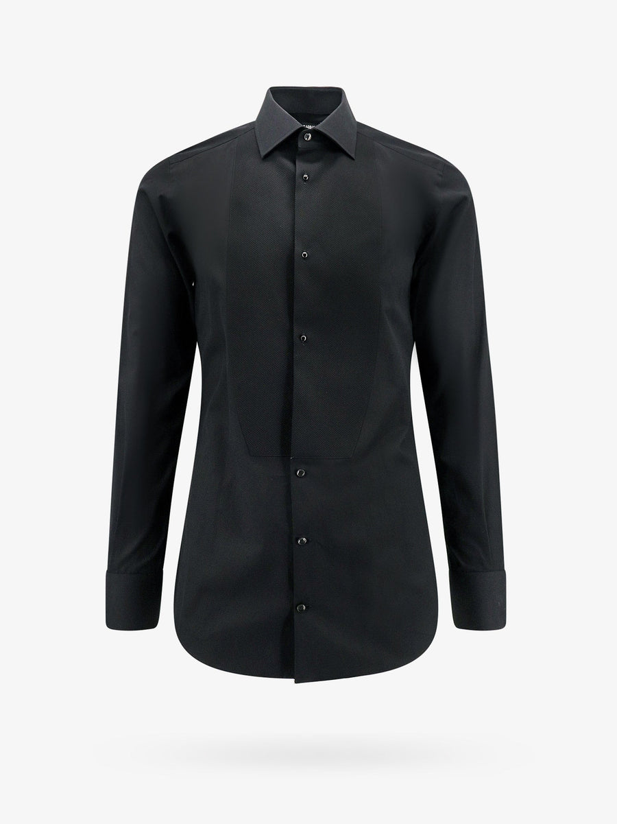 Cotton Shirt Gold Black