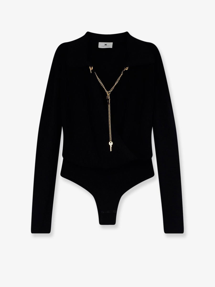 Bodysuit Viscose Blend Black T-shirts & Jerseys