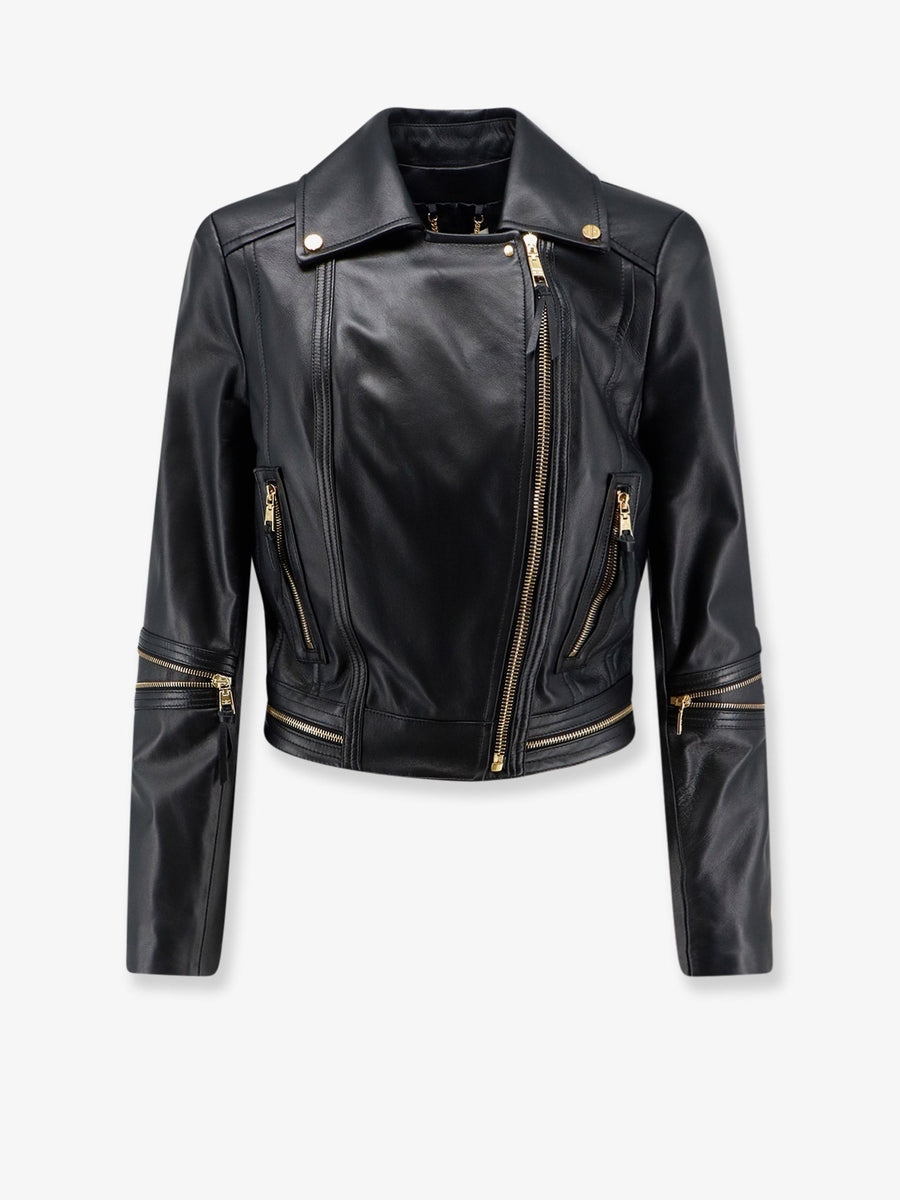 Leather Biker Jacket Black