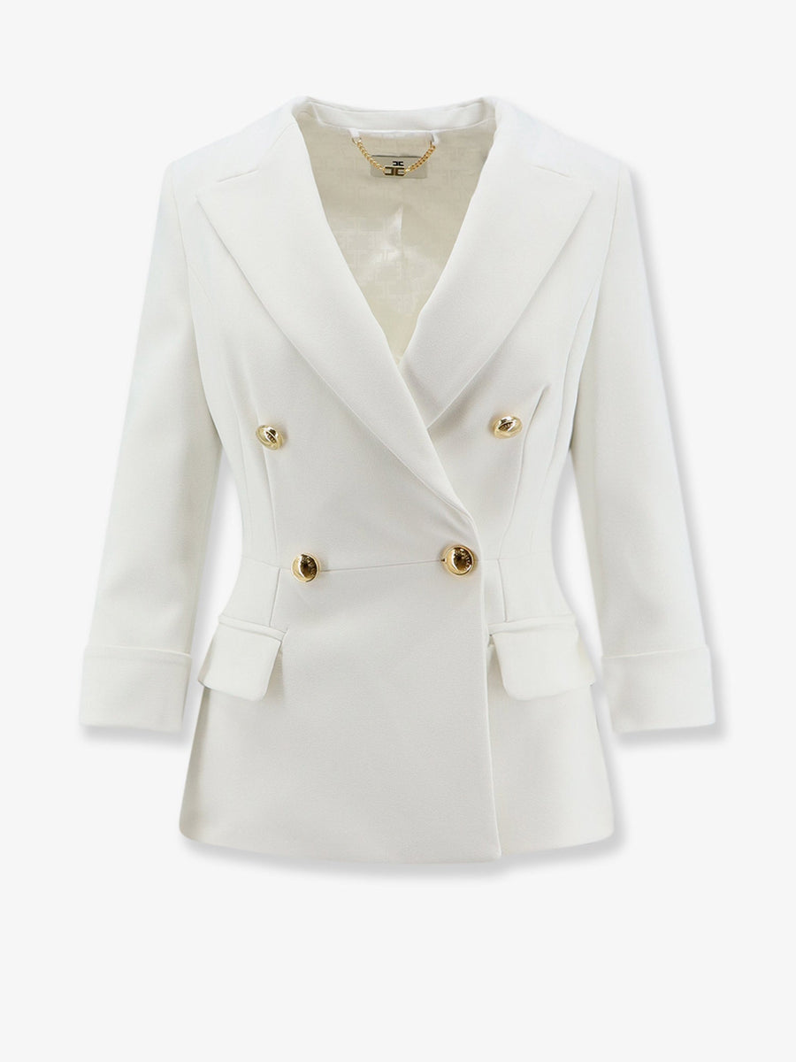 Blazer Stretch Fabric, White Polyester Blazers