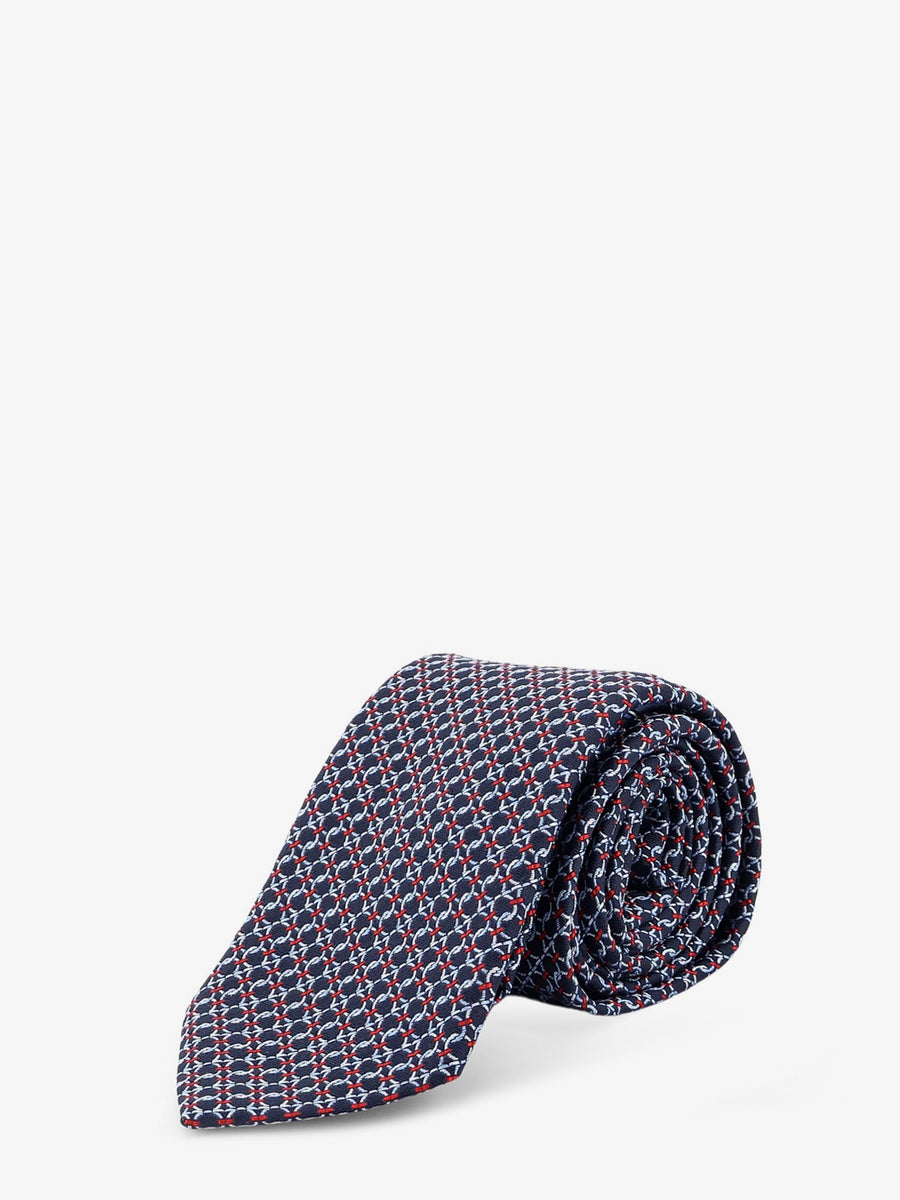 Silk Tie Intreccio Blue Ties & Bow