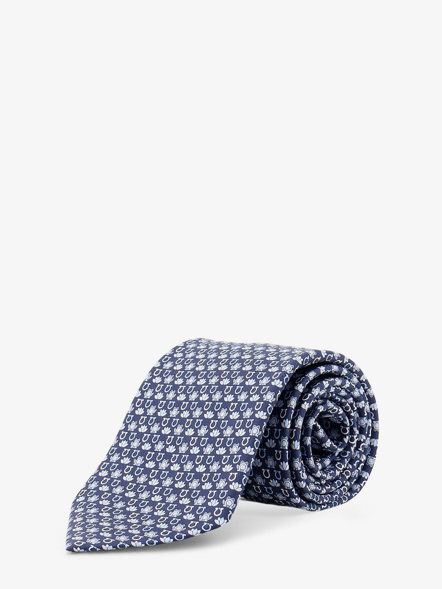 Silk Tie Clarissa Blue Ties & Bow