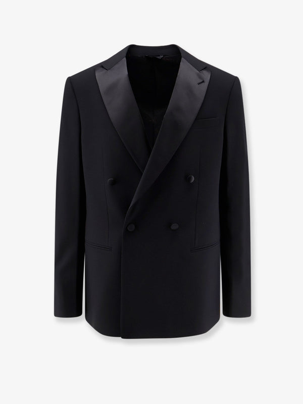 Tuxedo Blazer Soho Black Virgin Wool Blazers