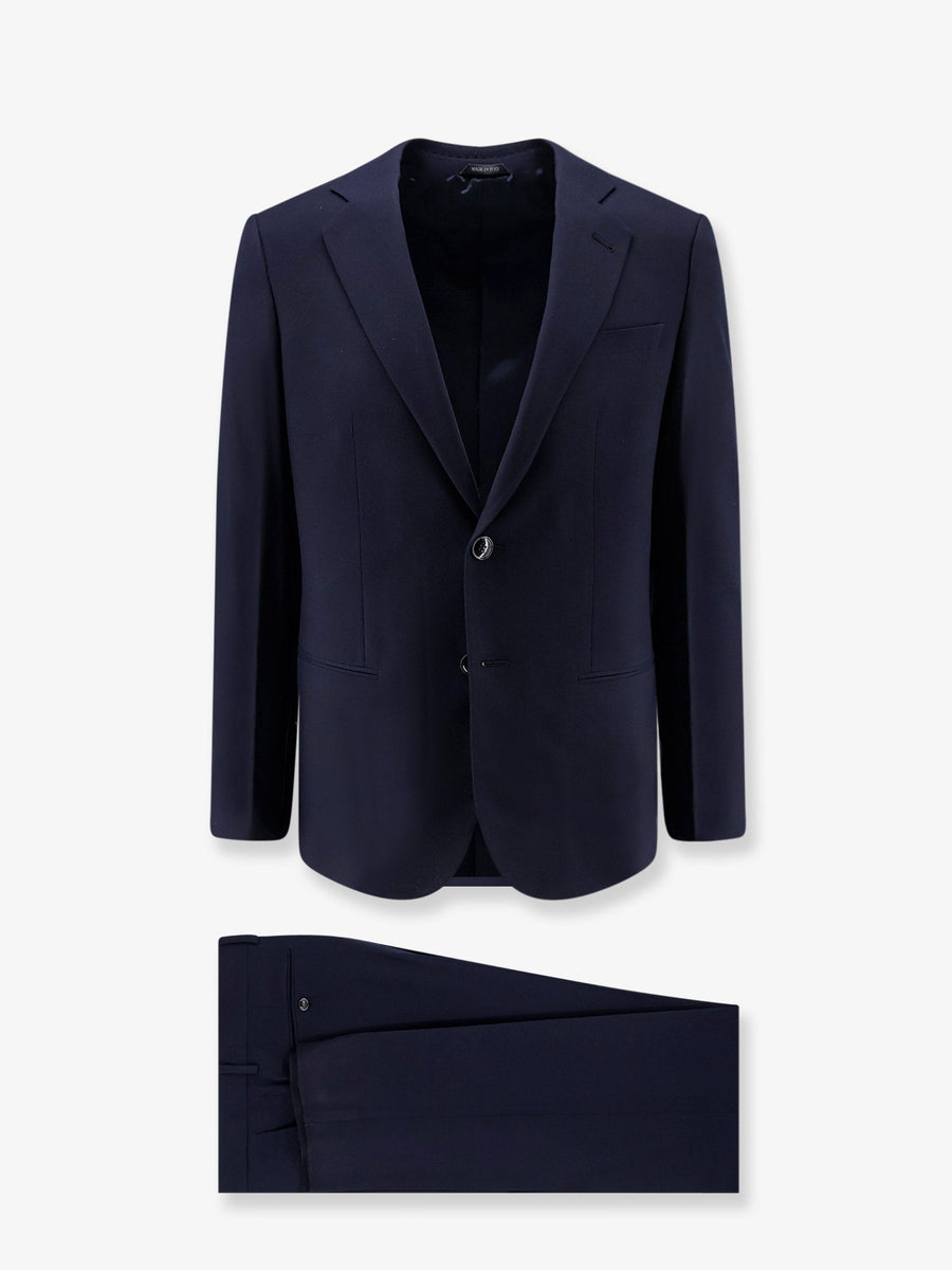 Suit Soho Line Super 160s Blue Virgin Wool Suits