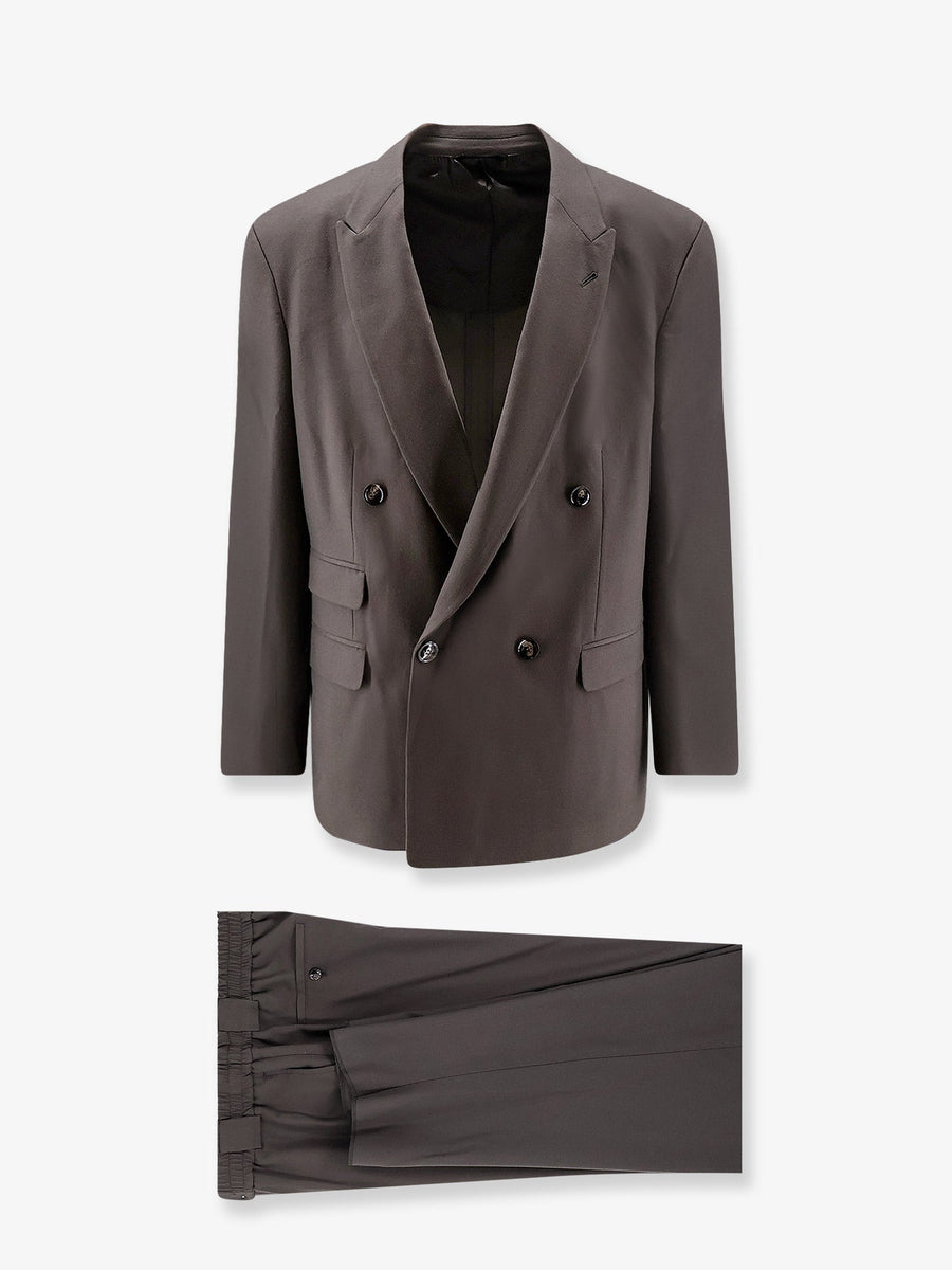 Suit Virgin Wool Grey Suits