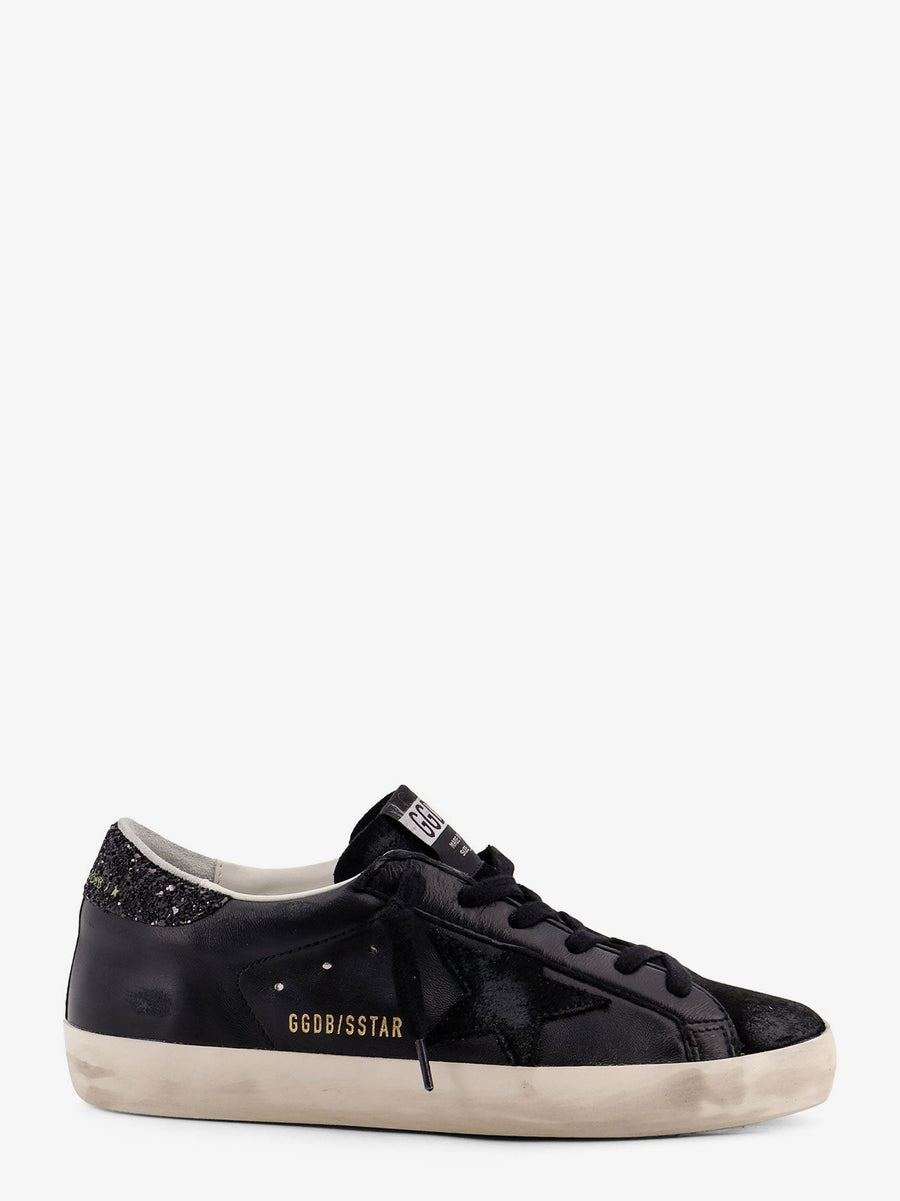 Sneakers Super-Star Classic Low-Top Black Leather Trainers