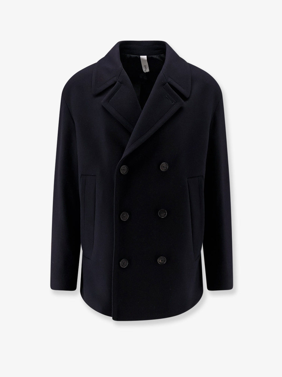 Peacoat Orno Blue Virgin Wool Coat