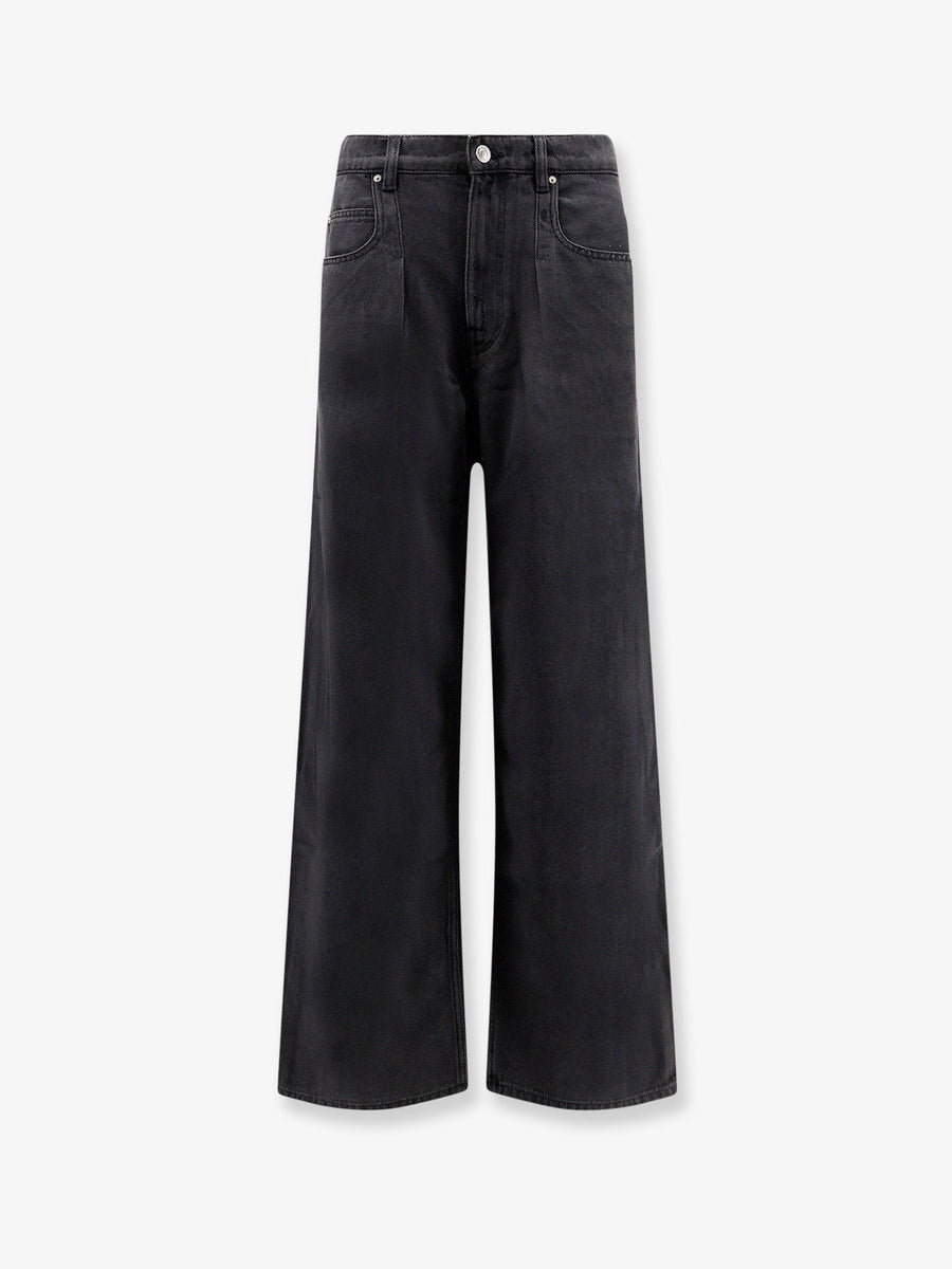 Jeans Rodayna Black Denim Lyocell Trousers