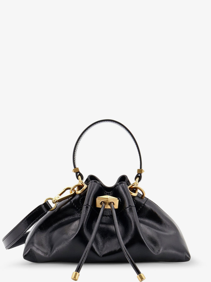 Shoulder Bag Cinch Small Leather Black