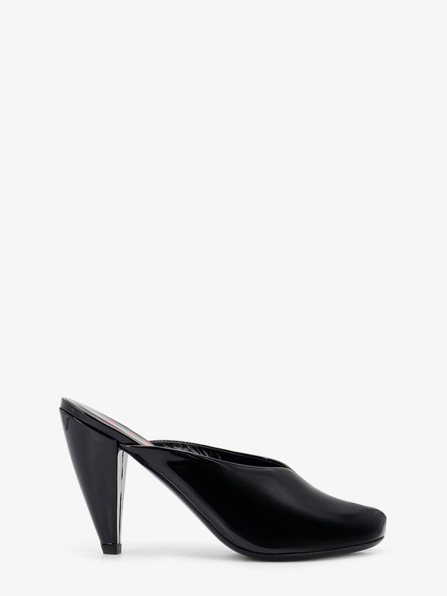 Sandals Paw Mule Patent Leather Black