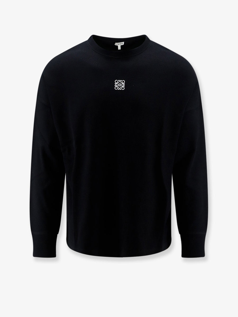 T-Shirt Ribbed Cotton Black T-shirts