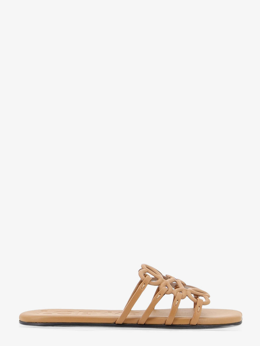 Sandals Paulas Ibiza Brown Leather