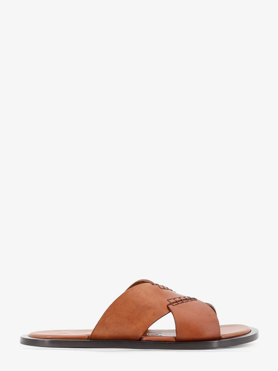 Sandals Flex Leather Brown