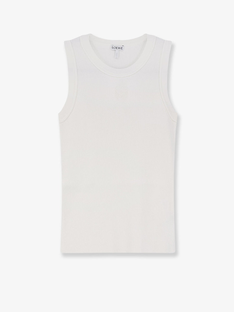 Tank Top Anagram White Viscose T-shirts & Jerseys