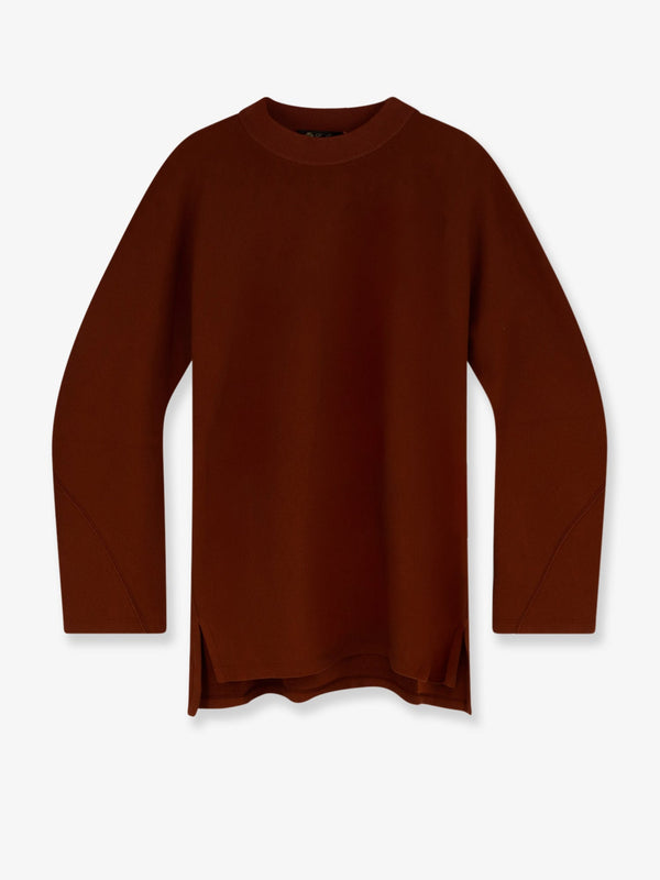 Sweater Neem Cotton-Cashmere Brown Sweatshirts