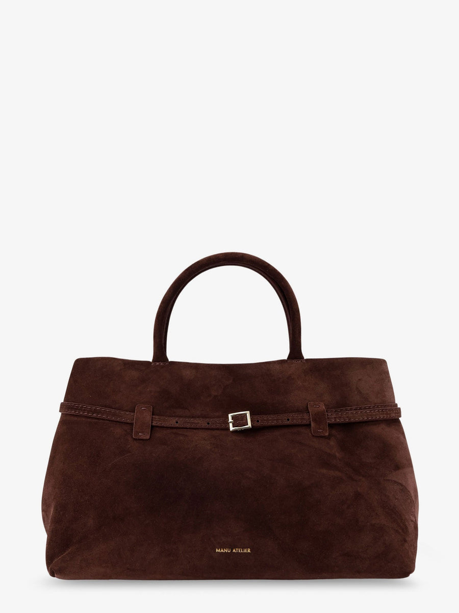 Handbag Le Cambon 35 Brown Suede Handbags