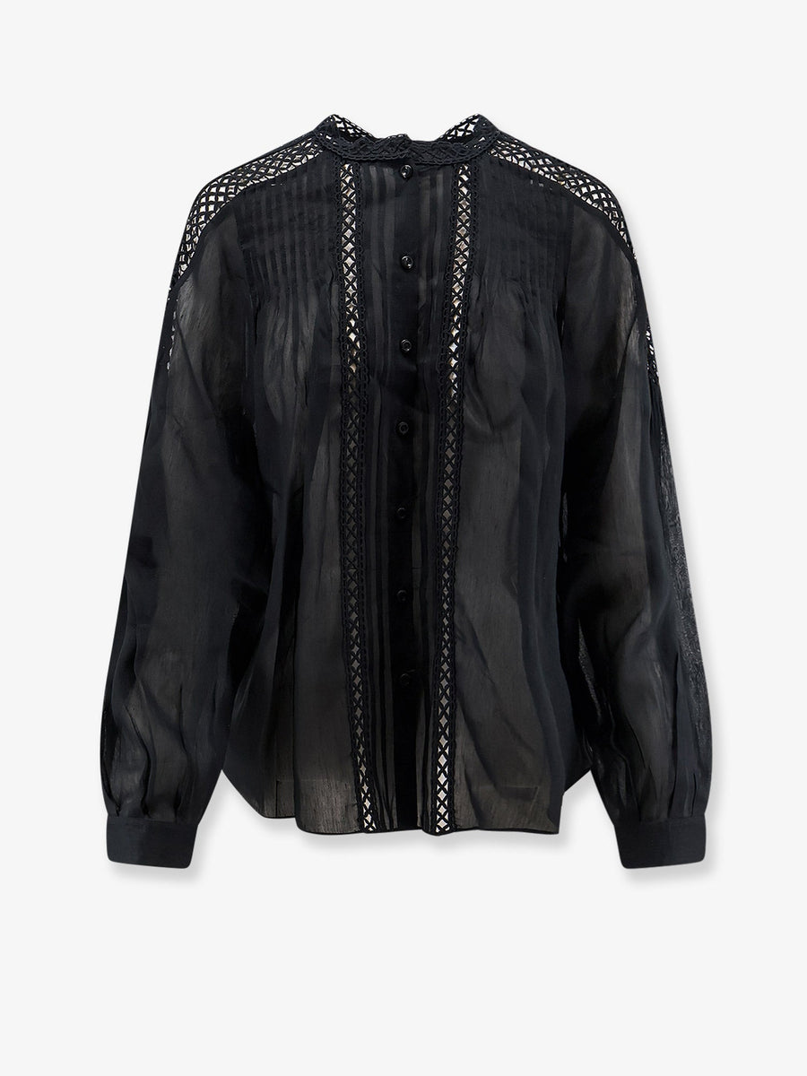 Shirt Polda Black Viscose