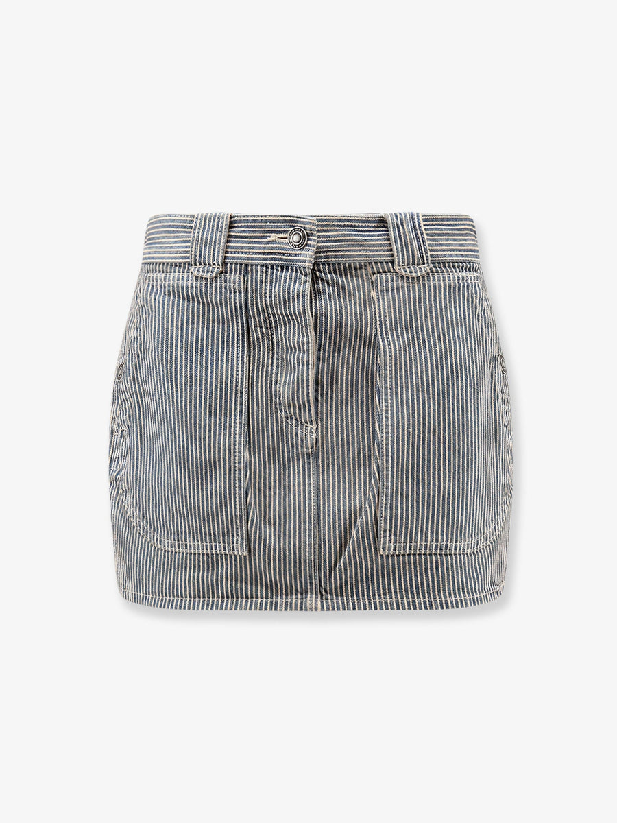 Skirt Estera Blue Cotton