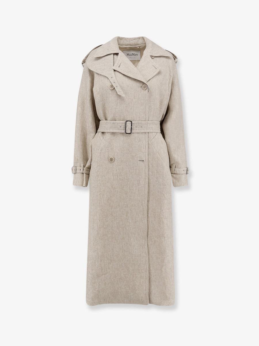Linen Trench Mxspedaggi Beige & Raincoats