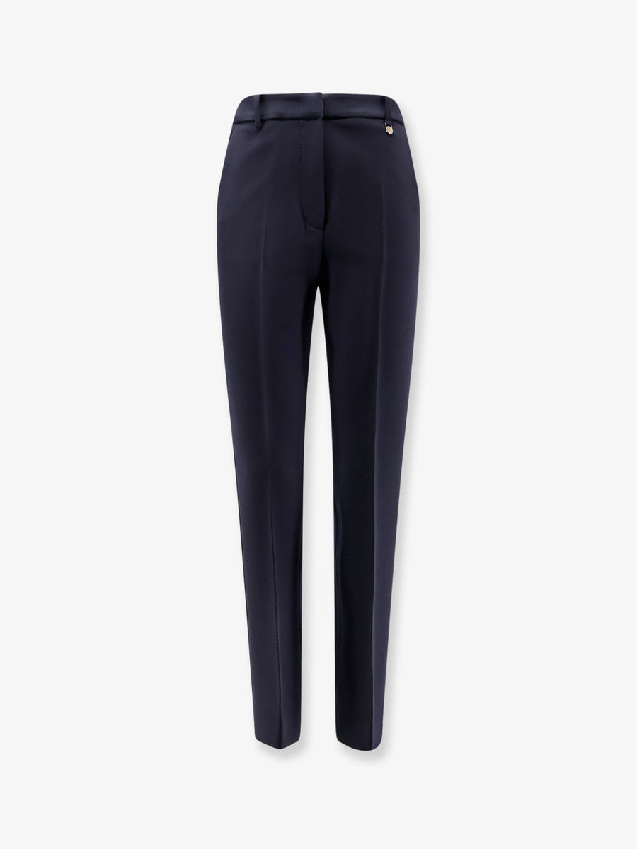 Trousers Mxmgiglio Blue Virgin Wool