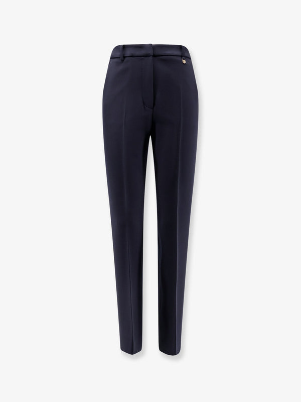 Trousers Mxmgiglio Blue Virgin Wool