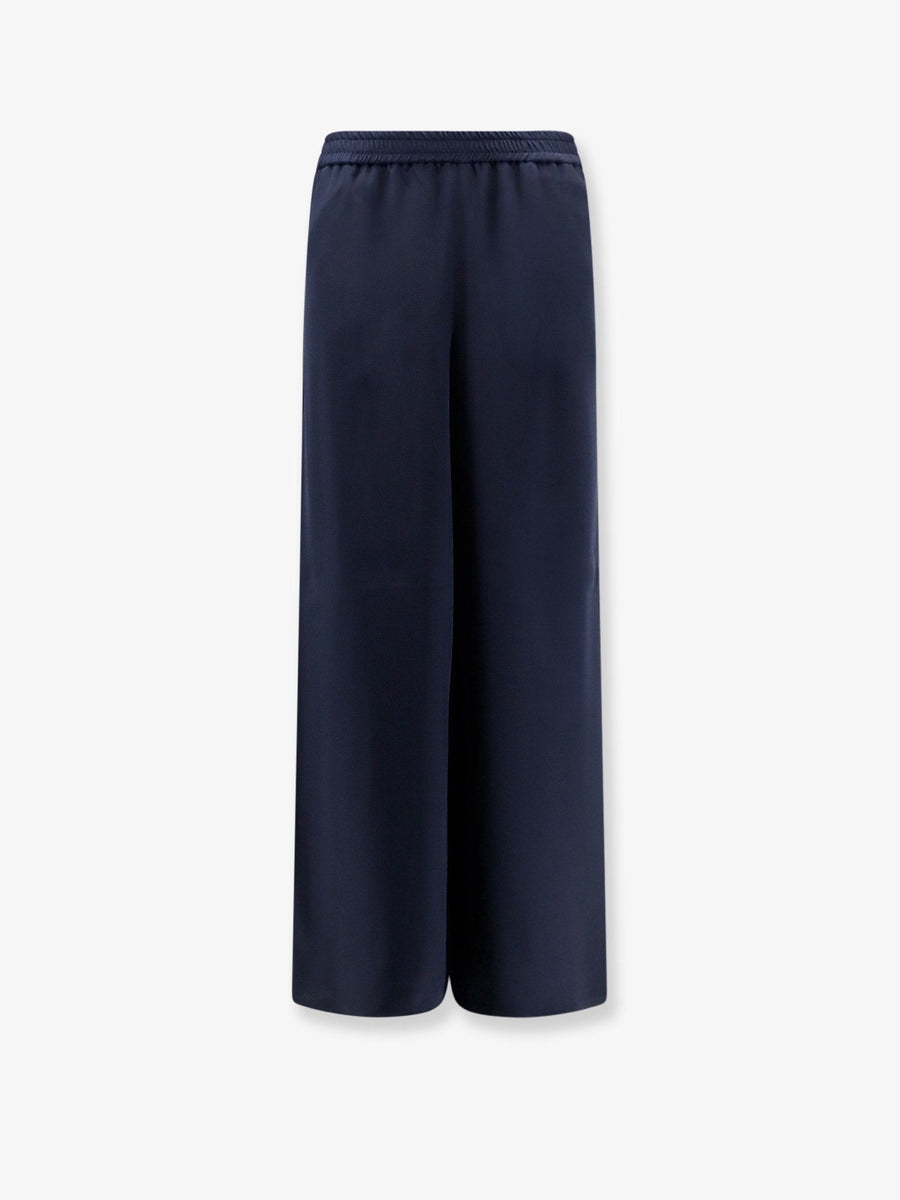 Trousers Mxmvolonta Blue Silk