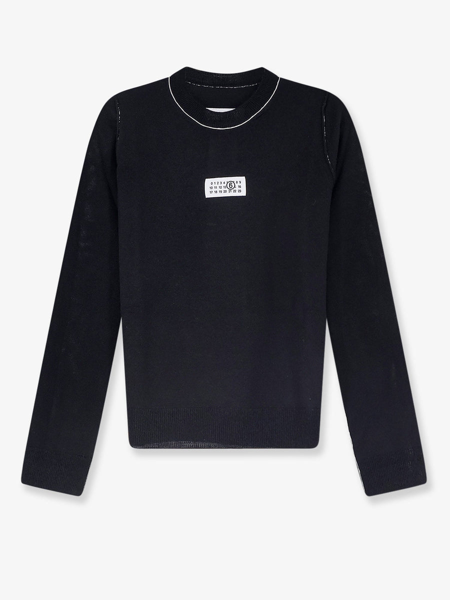 Sweater Virgin Wool-Blend Black