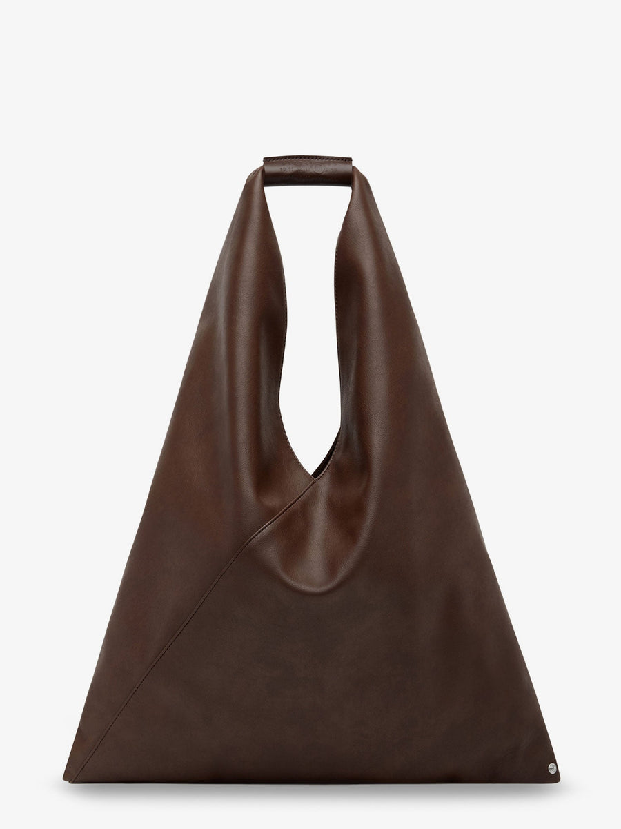 Handbag Leather-Effect Brown Polyurethane Handbags