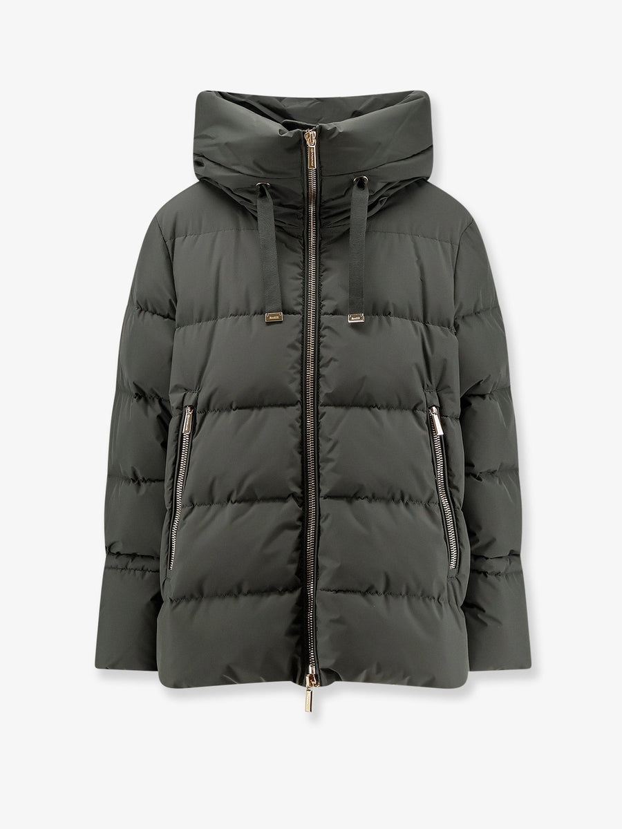 Down Jacket Gadia-Stp Waterproof Green Polyester