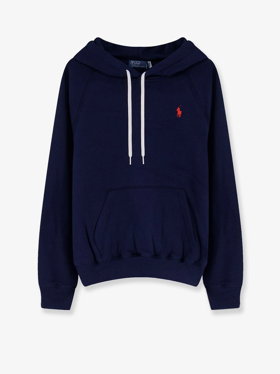 Sweatshirt Cotton-Blend Blue Sweatshirts