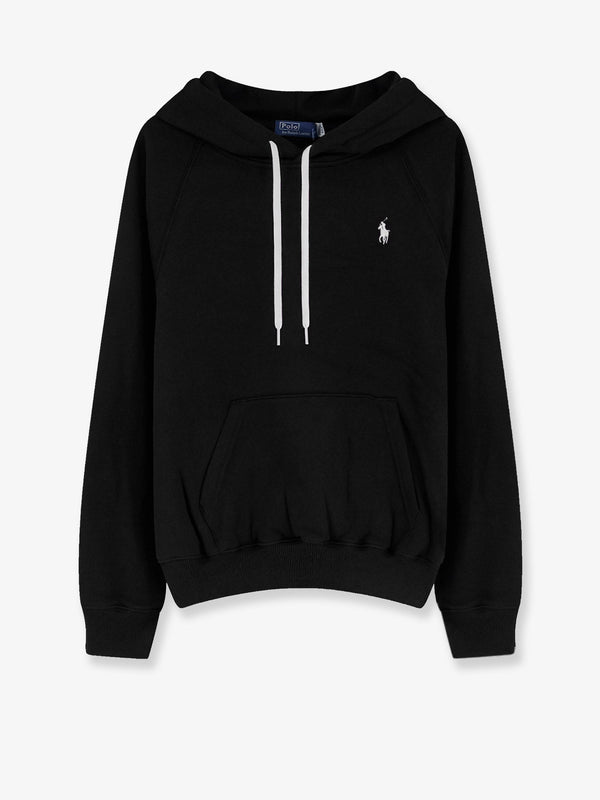 Hooded Sweatshirt Black Cotton-Blend Sweatshirts