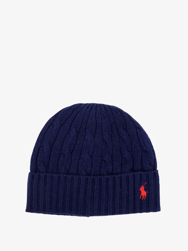 Beanie Hat Wool-Blend Blue