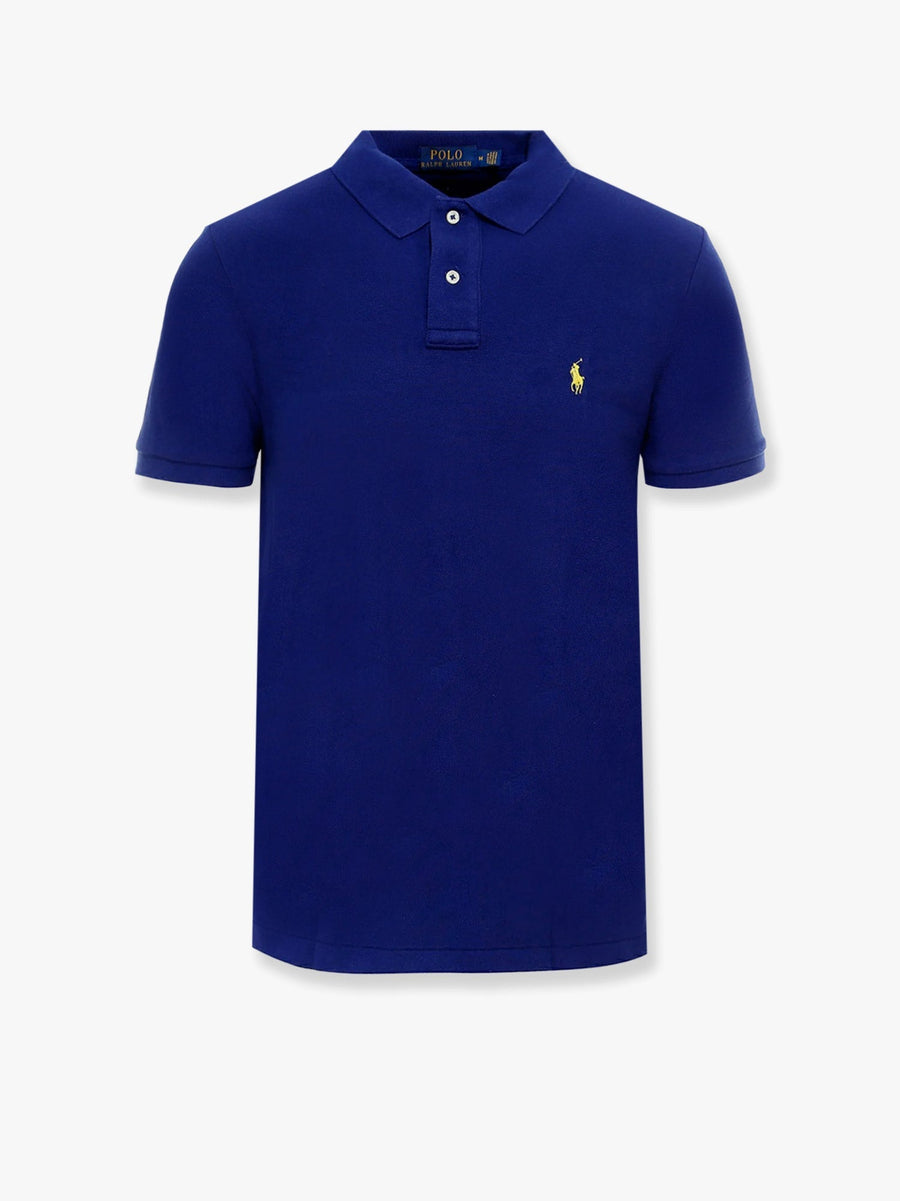 Cotton Polo Shirt Blue