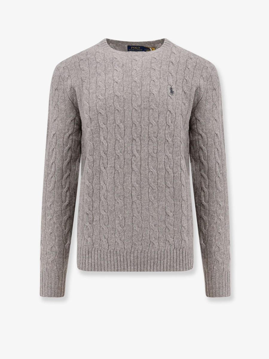 Cable-Knit Sweater Wool & Cashmere Grey