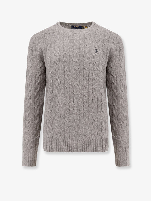 Cable-Knit Sweater Wool & Cashmere Grey