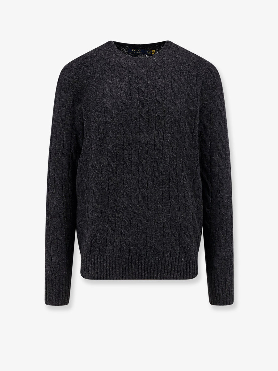 Cable-Knit Wool-Cashmere Sweater Grey