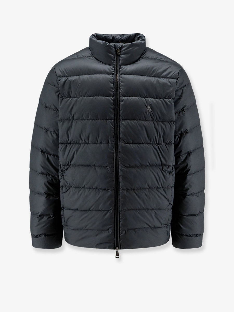 Packable Down Jacket Black Recycled Polyester