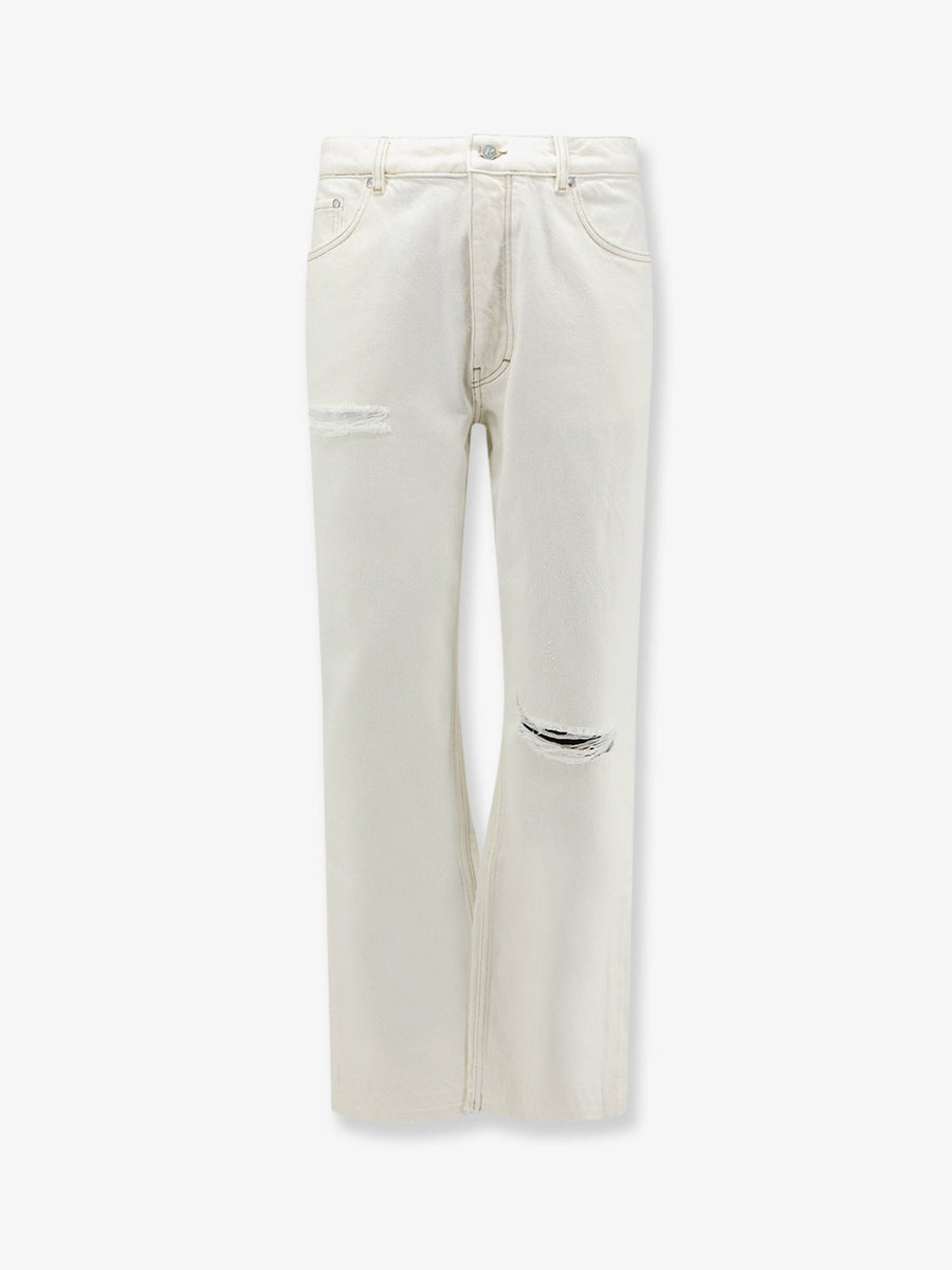 Jeans Heaton White Denim Cotton