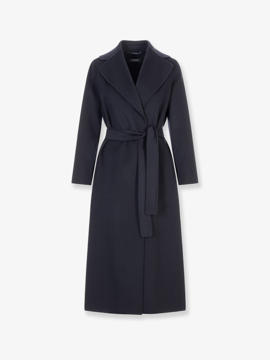 Wool Coat Smmanna Blue Virgin