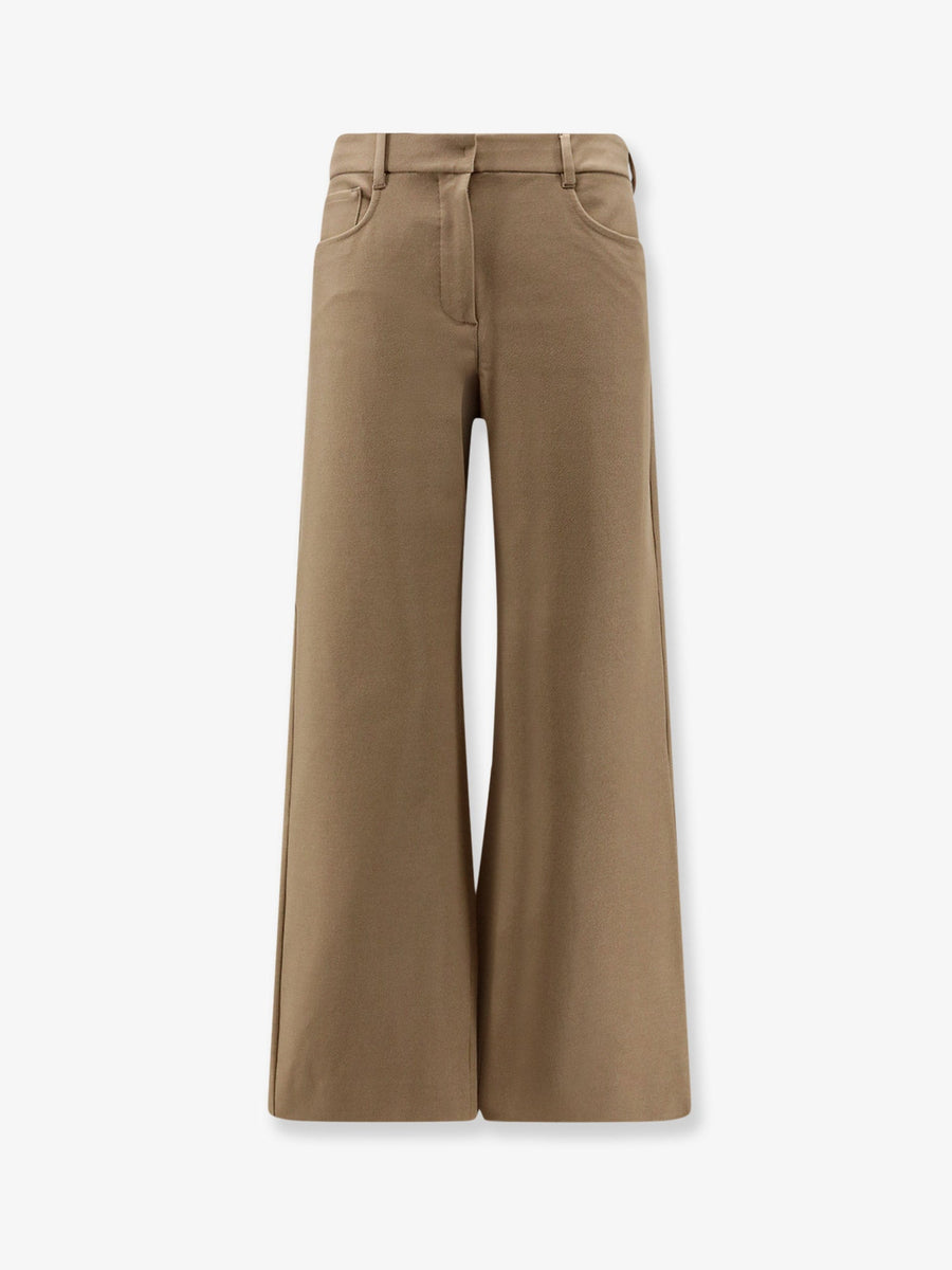 Trousers Smmgela Cotton-Blend Beige