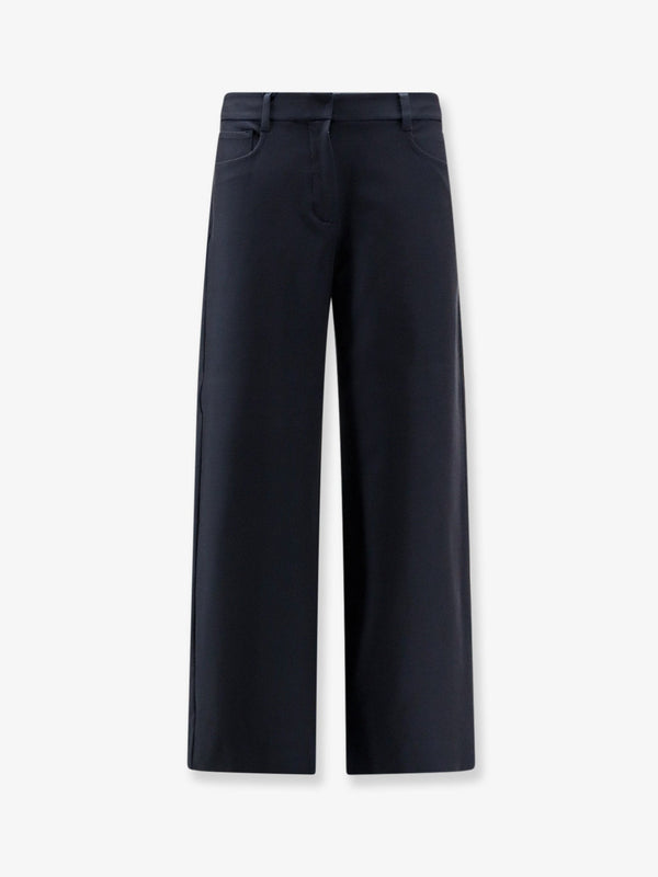 Trousers Smmgela Cotton-Blend Blue