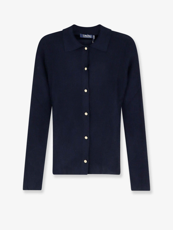Cardigan Smmlimone Virgin Wool Blue