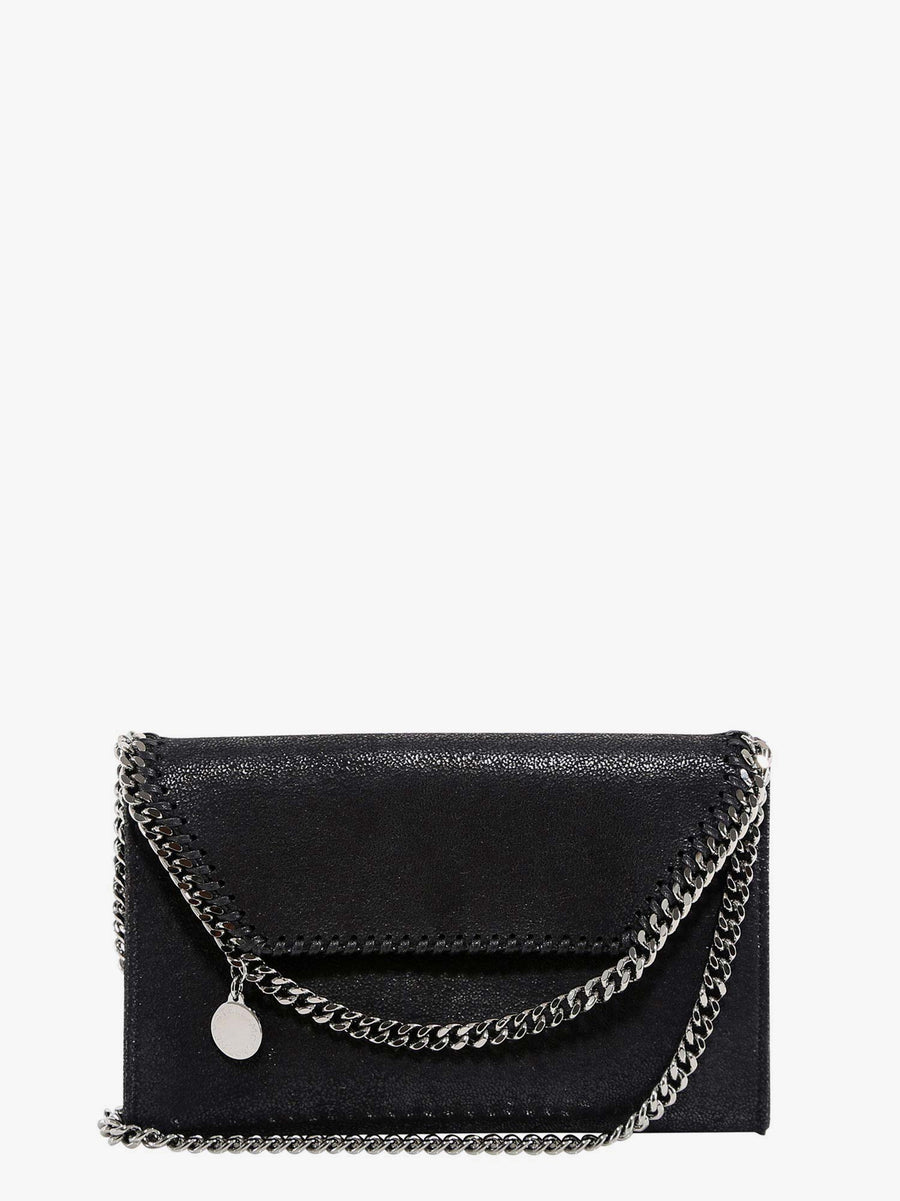 Crossbody Bag Falabella Shaggy Deer Black Fabric Shoulder