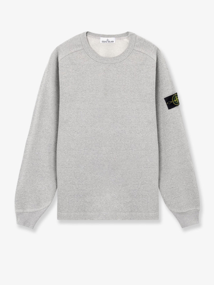 Sweatshirt Mélange Cotton Grey Sweatshirts