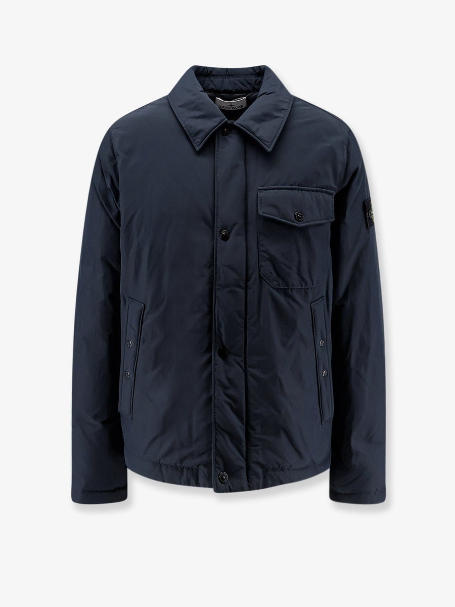 Padded Jacket Micro Reps Nylon Blue Polyester