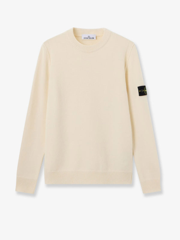 Virgin Wool Blend Sweater White