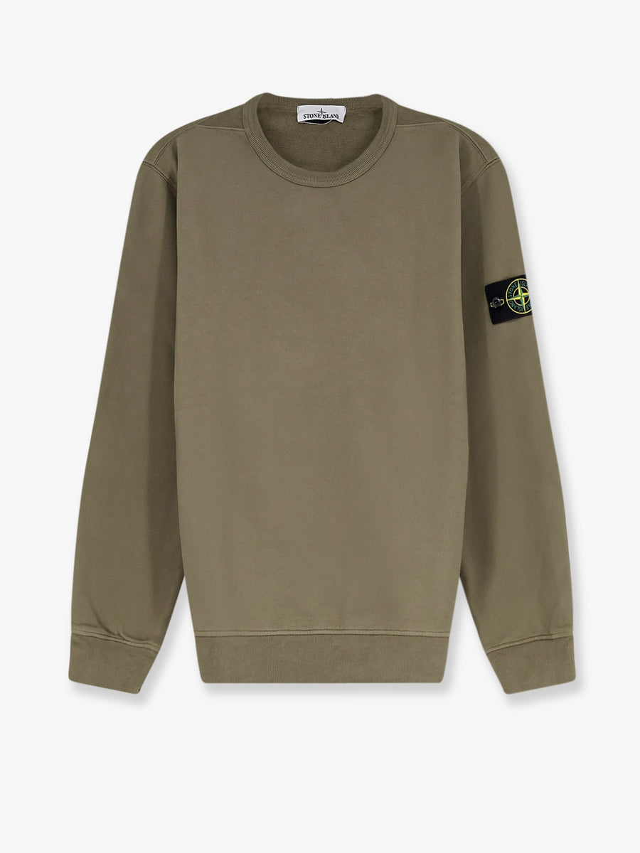 Crewneck Sweatshirt Organic Cotton Green Sweatshirts