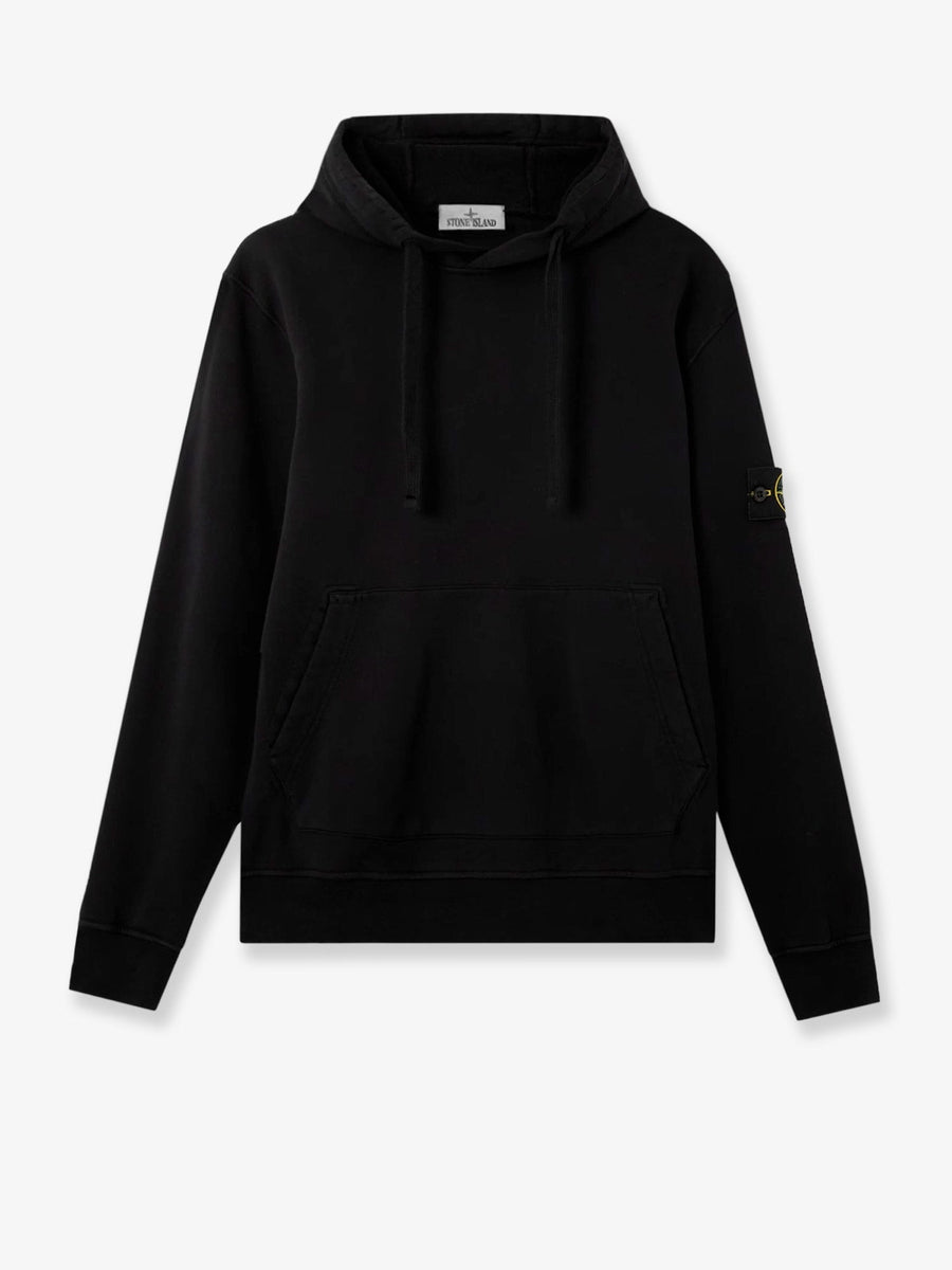 Hooded Cotton Sweatshirt Black Sweatshirts